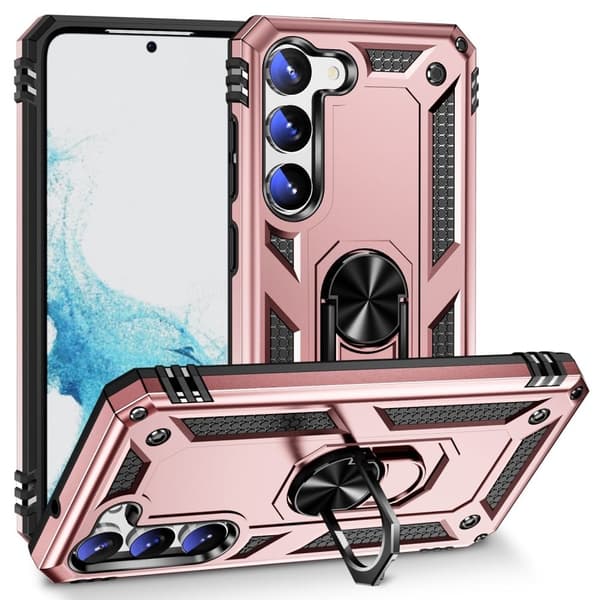 Bofink Combat Samsung Galaxy S23 Etui - Rose Gull Pink