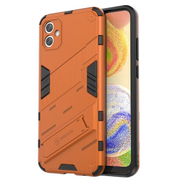 Iskunkestävä hybridikotelo Samsung Galaxy A04e - Oranssi Orange