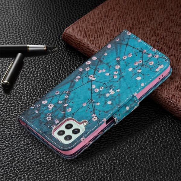 Wonderland Samsung Galaxy A22 4G Flippetui - Plum Blossom Multicolor