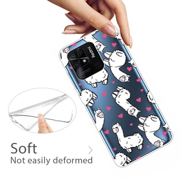 Deco Xiaomi Redmi 10C skal - Alpackor Vit