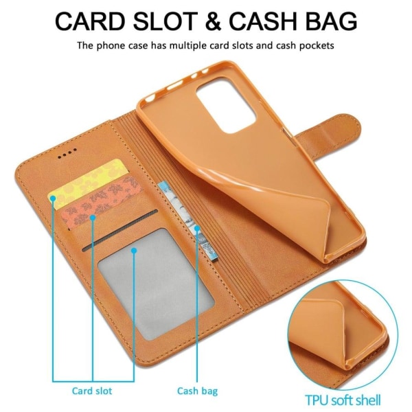 LC.IMEEKE Xiaomi 12X / Xiaomi 12 flip etui - Brun Brown