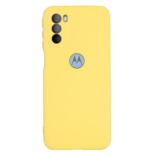 Matt Motorola Moto G41 / Motorola Moto G31 skal av flytande sili Gul