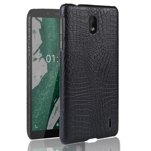 Croco Nokia 1 Plus cover - Sort Black