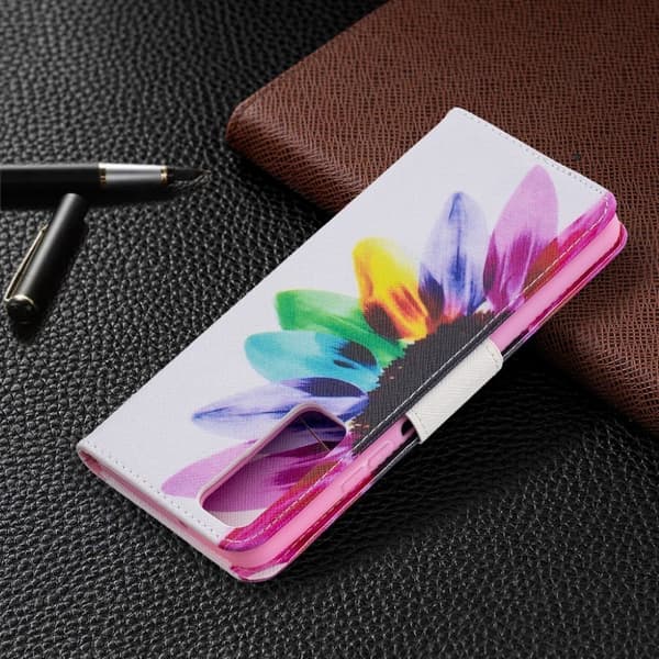 Wonderland Huawei Y7A / P Smart 2021 Flippetui - Solsikke Multicolor
