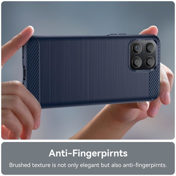 Carbon Flex Etui Honor X30i - Blå Blue