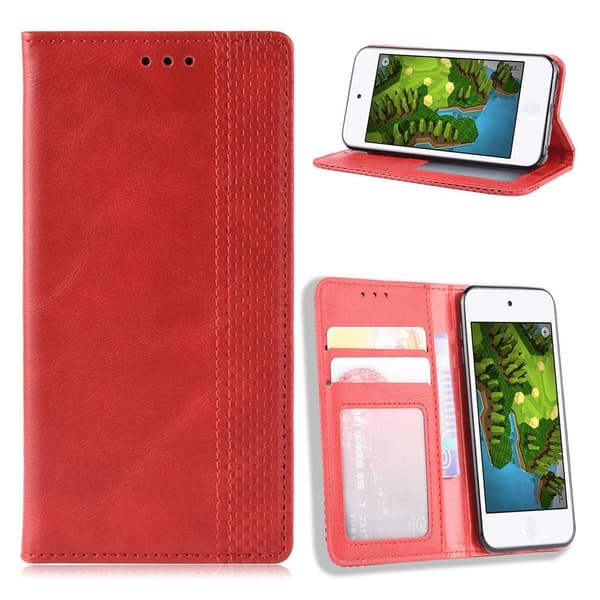 Bofink Vintage iPod Touch (2019) kotelot - Punainen Red