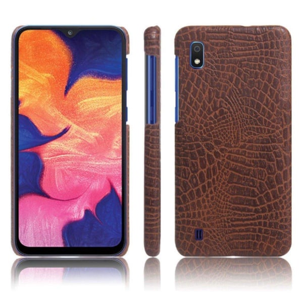 Croco Samsung Galaxy A10 skal - Brun Brun