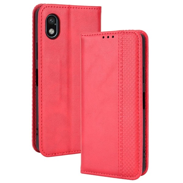 Bofink Vintage Sony Xperia Ace III læderetui - Rød Red