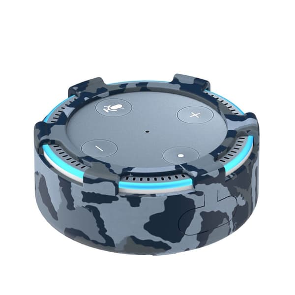 Amazon Echo Dot 2 silikondeksel - Midnattsblå / Kamuflasje Blue