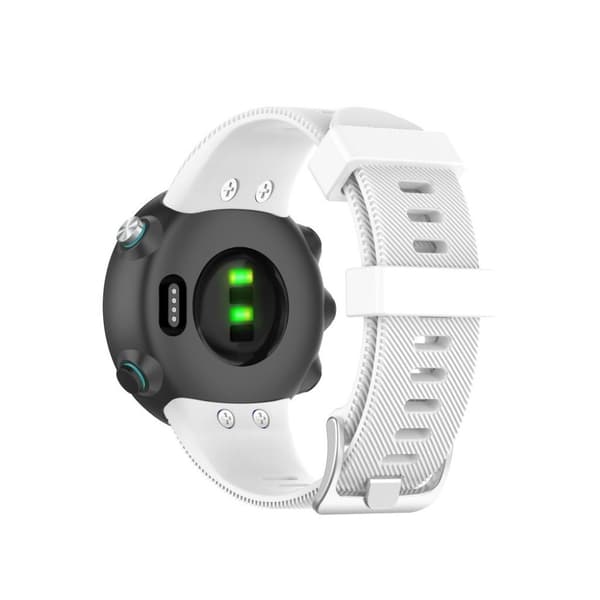 Garmin Swim 2 / Forerunner 45 / 45S hållbar silikon klockarmband - vit Vit
