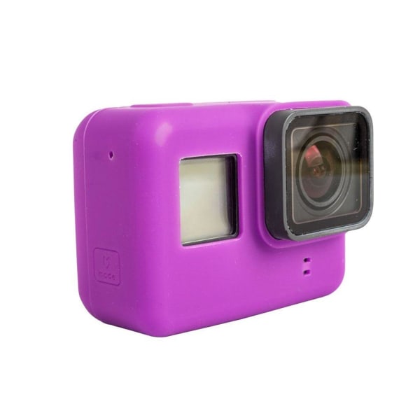 GoPro Hero 5 Black Pehmeä Silikoni Suojaava Kotelo - Violetti Purple
