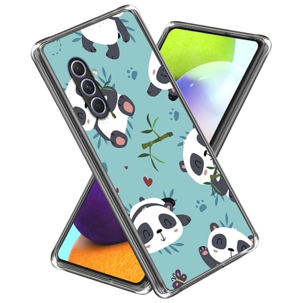 Deco Samsung Galaxy A54 cover - Søde Pandaer Blue