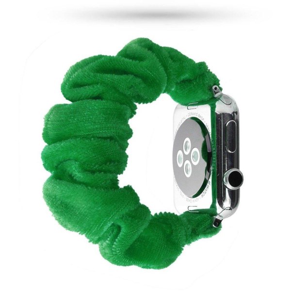 Apple Watch Series 5 44mm pattern cloth watch band - Green Green