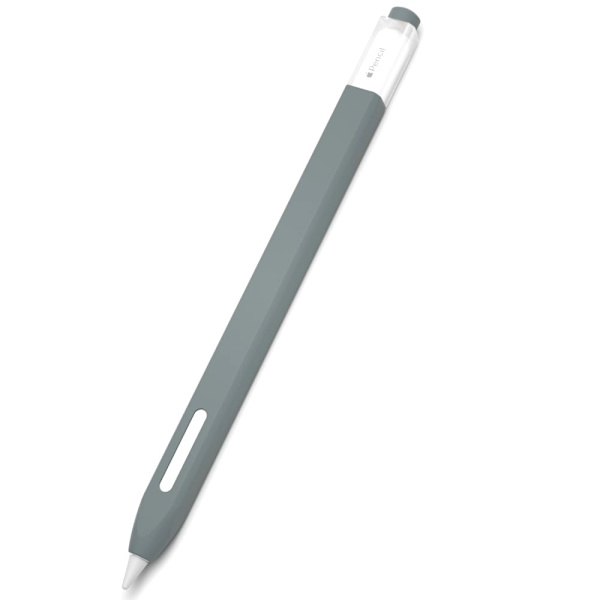 Apple Pencil 2 silikonisuojus - Harmaa Silver grey