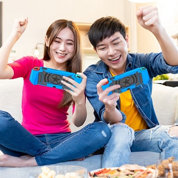 Nintendo Switch OLED kaksivärinen kansi - Punainen Red