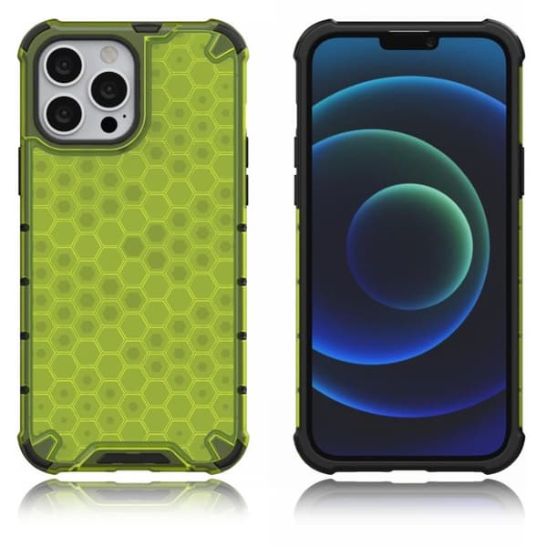 Bofink Honeycomb iPhone 13 Pro Max deksel - Grønn Green