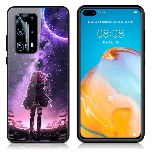 Fantasy Huawei P40 skal - En Flicka Lila