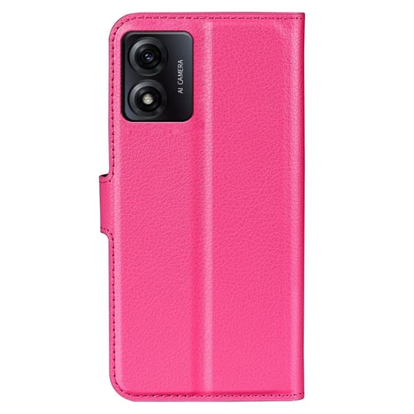 Classic Motorola Moto E13 Flippetui - Rose Pink