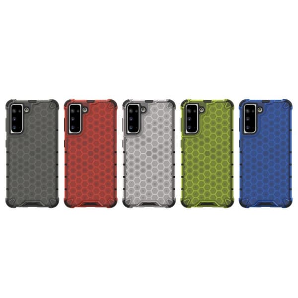 Bofink Honeycomb Samsung Galaxy S21 kotelo - musta Black