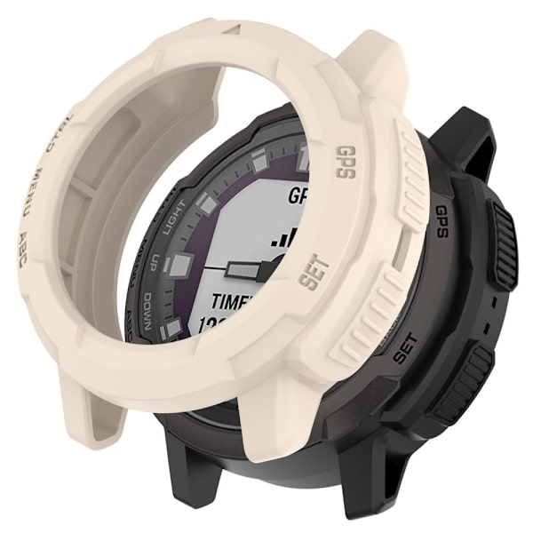 Garmin Instinct Crossover -suojus - Starlight White