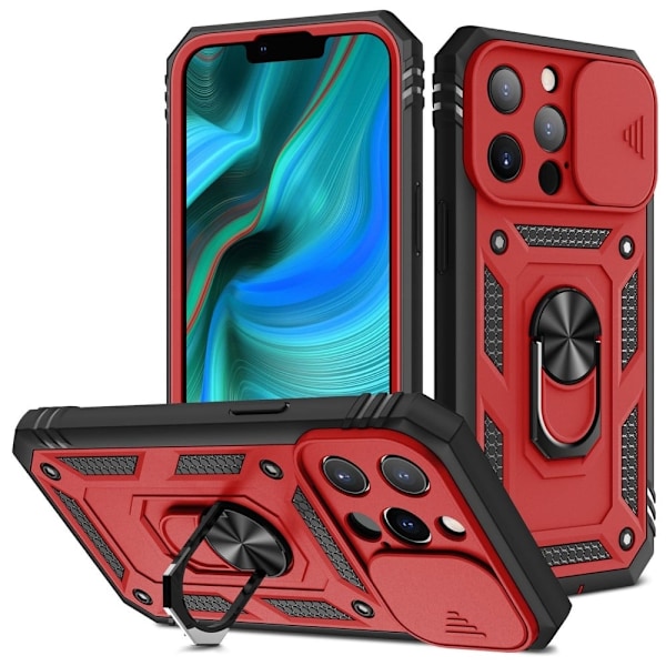 Bofink Combat iPhone 13 Pro cover - Rød Red