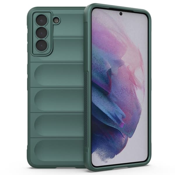 Blødt grebsformet cover til Samsung Galaxy S21 Plus 5G - Grøn Green