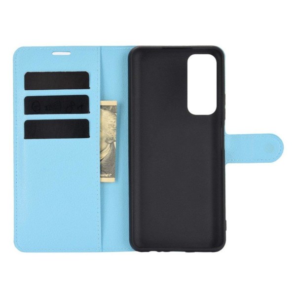 Classic Huawei Y7A / P Smart 2021 flip etui - blå Blue