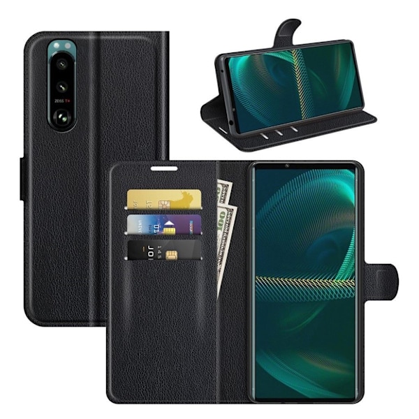 Classic Sony Xperia 5 Iii Flip Etui - Sort Black