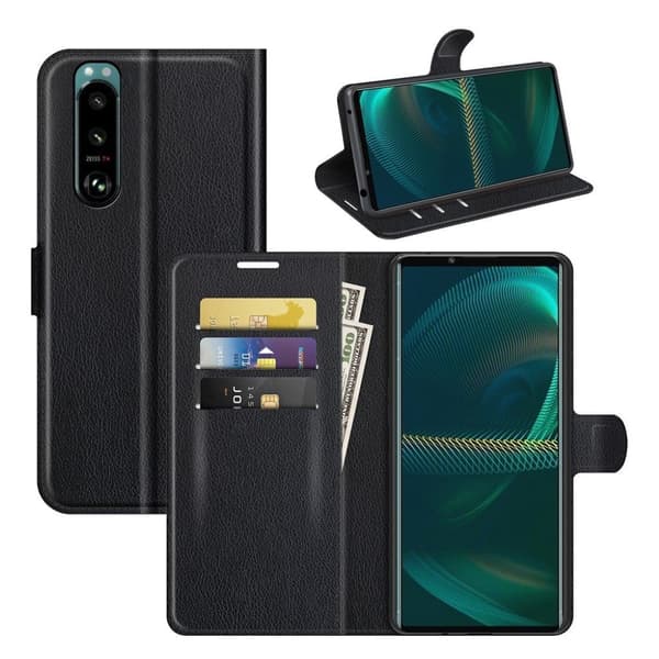 Classic Sony Xperia 5 III Flippetui - Svart Black