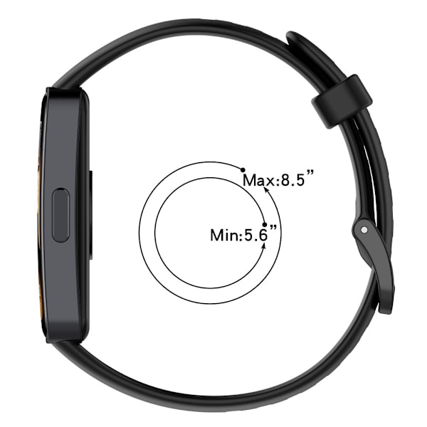 Huawei Band 8 silikonrem - Rosa Pink