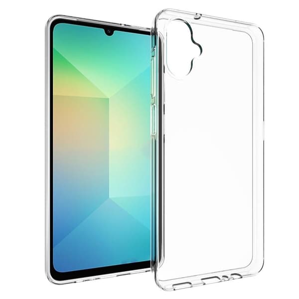 Telefonfodral Samsung Galaxy A06 5G / F06 5G / M06 5 Clear Vattenstämpel Resistent Flexibelt bakstycke Transparent