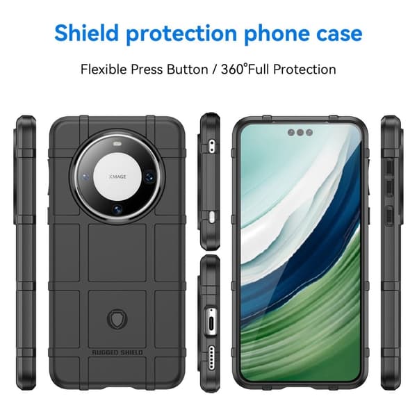 Rugged Shield Etui Huawei Mate 60 Pro+ / Mate 60 Pro - Svart Black