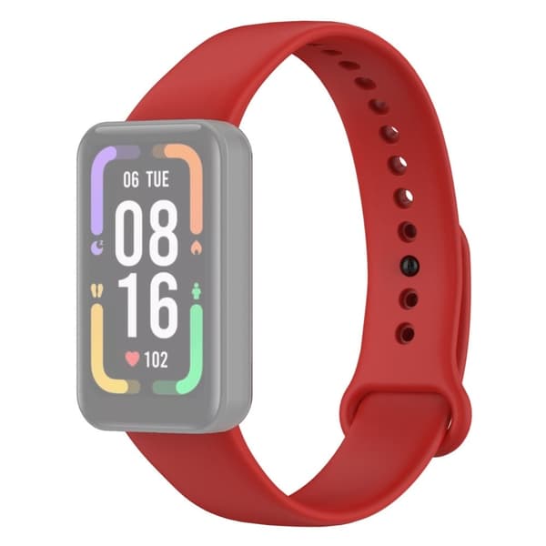 Xiaomi Redmi Smart Band Pro ensfarvet silikoneurrem - Rød Red