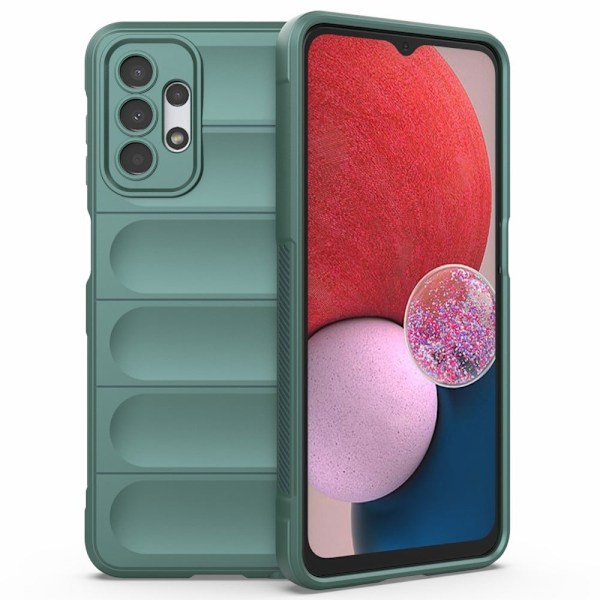 Blødt grebsformet cover til Samsung Galaxy A13 4G - Grøn Green