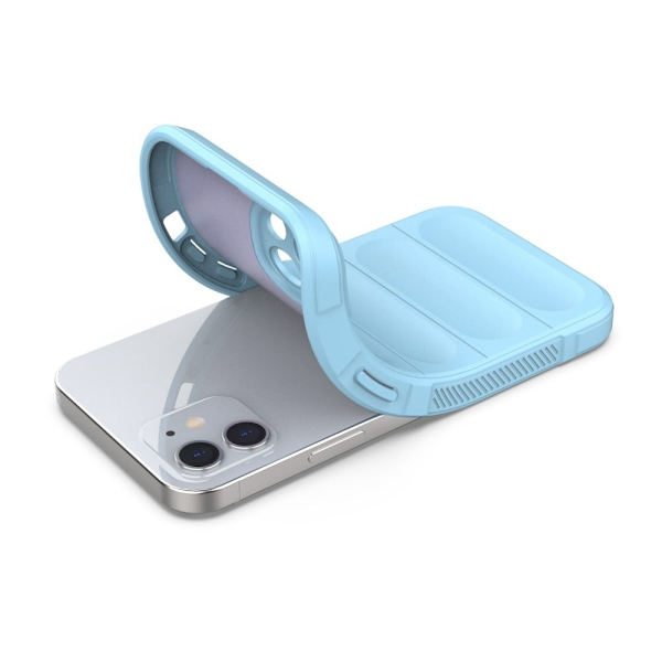 Blødt, grebsformet cover til iPhone 12 - Baby Blue Blue