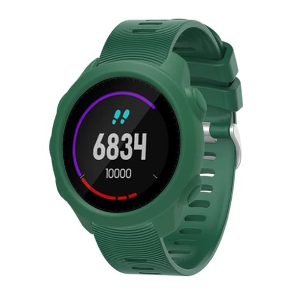Garmin Forerunner 245 Music / Forerunner 245 Klockfodral Mjukt silikonskydd - Militärgrön Grön