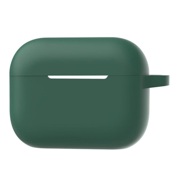 AirPods Pro 2 silicone case with ring buckle - Dark Green Grön