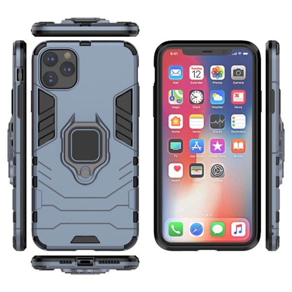 Ring Guard iPhone 11 Pro Max kuoret - Tummansininen Blue