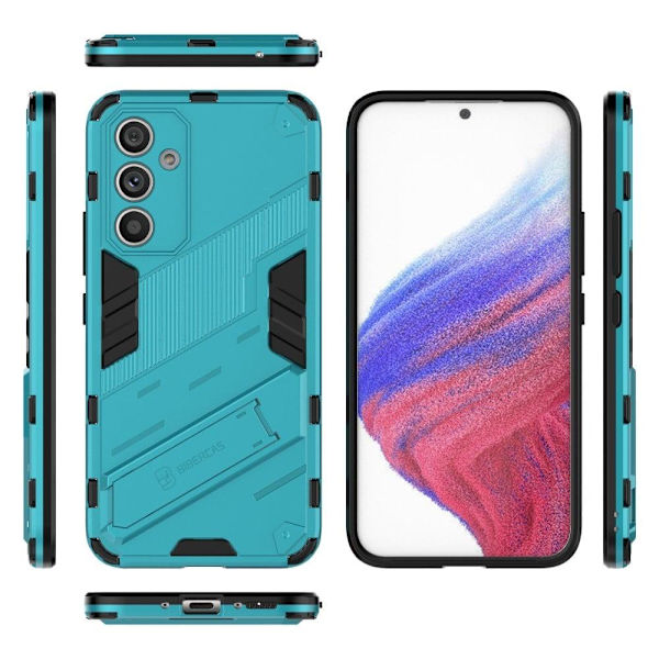 Stöttåligt Samsung Galaxy A54 hybridskal - Blå Blå