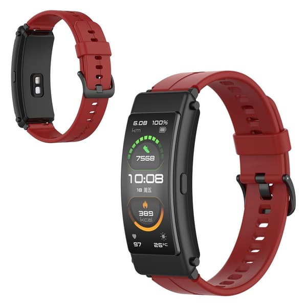 silikone rem til Huawei TalkBand B6 / B3 - orange rød Red
