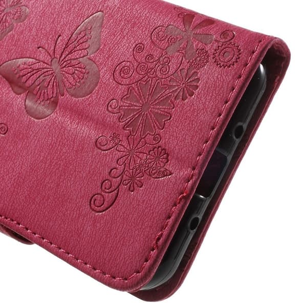 Moberg Samsung Galaxy J3 (2016) etui - Varm rosa Pink