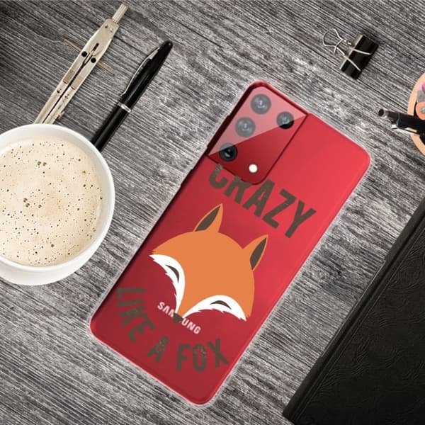 Deco Samsung Galaxy S21 Ultra etui - Fox Orange