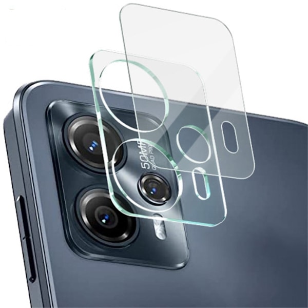 IMAK-kamerabeskyttelse af glas med objektivdæksel af akryl til Motorola Moto G13 / G23 Transparent