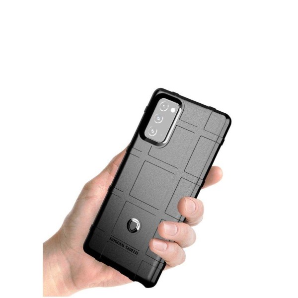Rugged Shield Etui Samsung Galaxy Note 20 - Sort Black