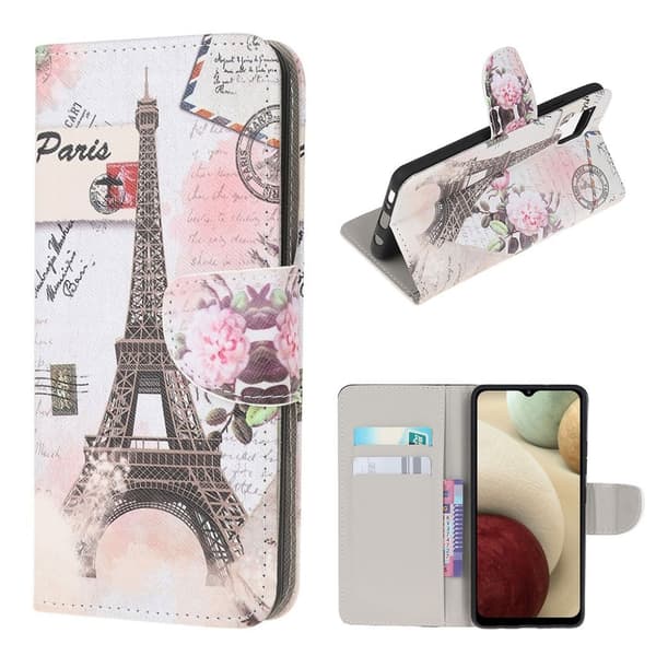 Wonderland Samsung Galaxy A12 5G flip etui - tårn Multicolor