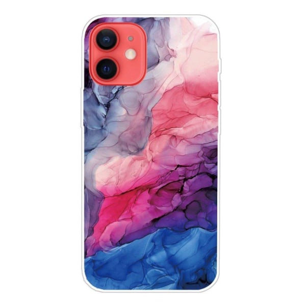 Marble design iPhone 13 Mini cover - Vandigt Levende Mønster Multicolor