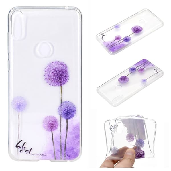 Deco ASUS ZenFone Max Pro (M2) skal - Maskros Lila