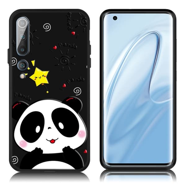 Imagine Xiaomi Mi 10 kuoret - Panda Black