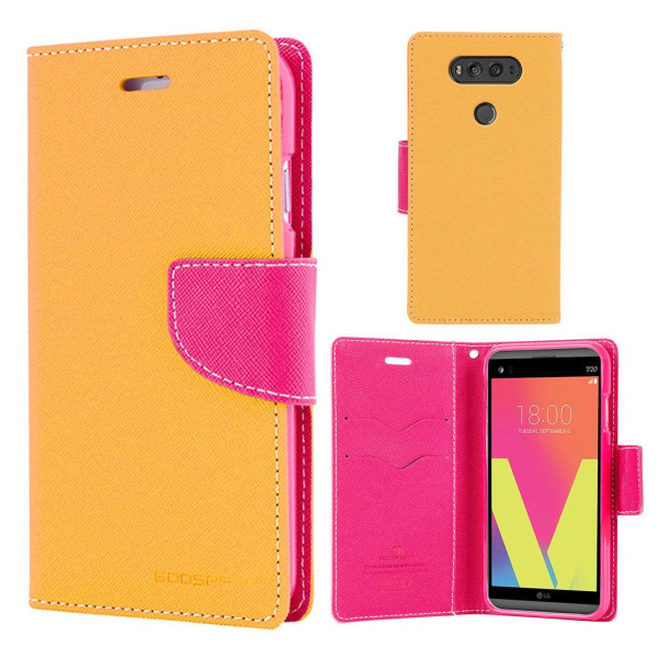 MERCURY Fancy Diary - LG V20 - Gul Yellow