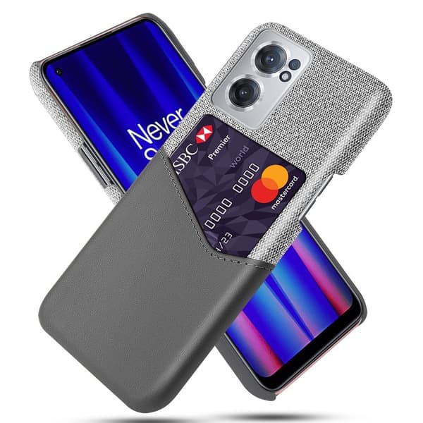 Bofink OnePlus Nord CE 2 5G kortdeksel - Grå Silver grey